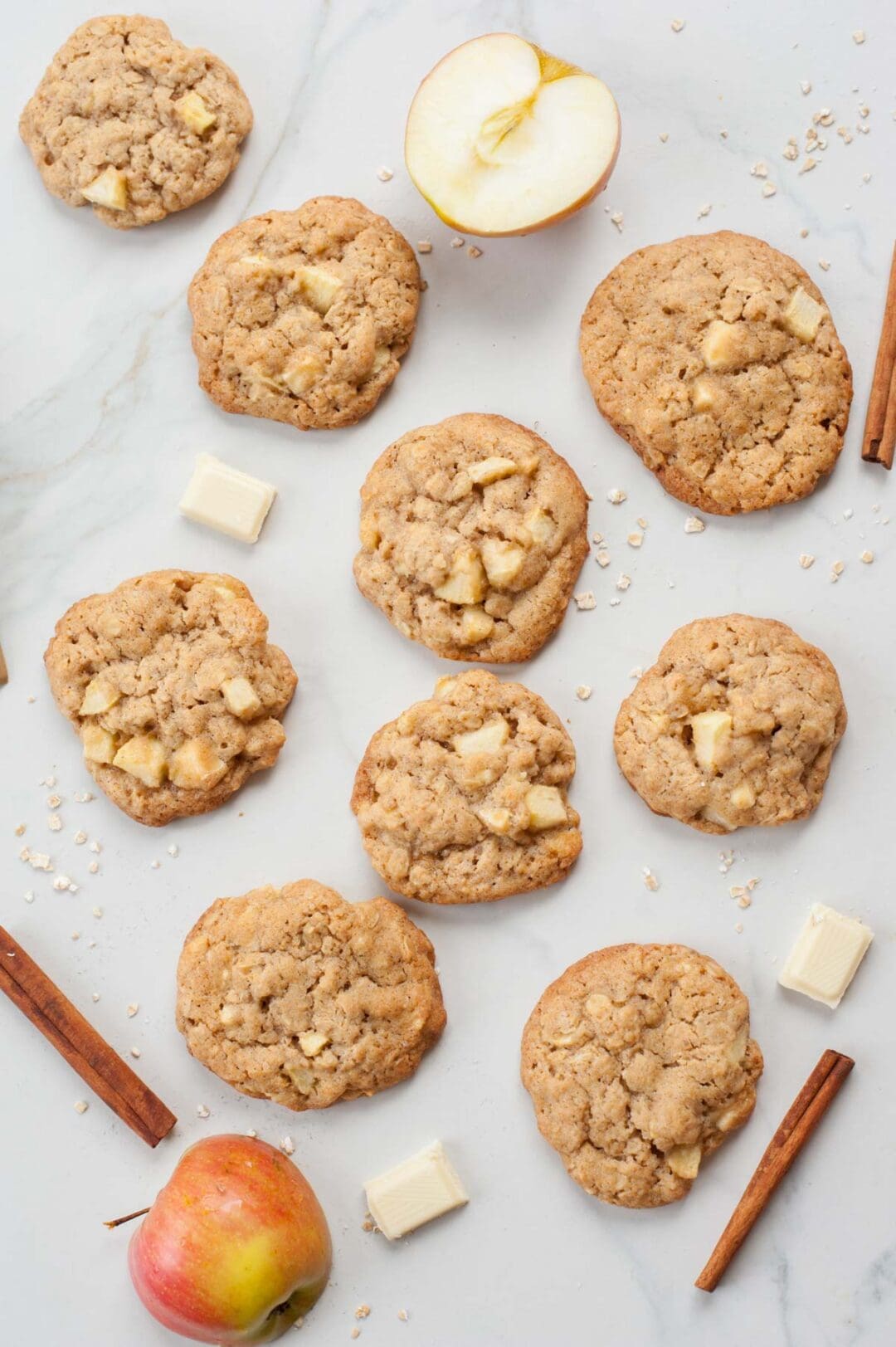 Apple Cinnamon Oatmeal Cookies Video Everyday Delicious