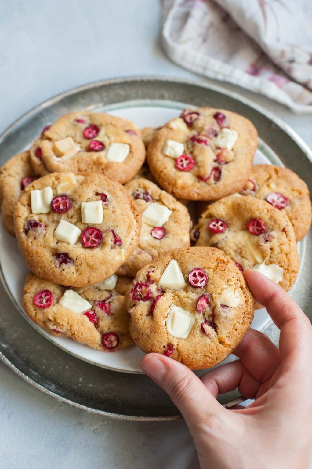 Fresh Cranberry White Chocolate Cookies Video Everyday Delicious