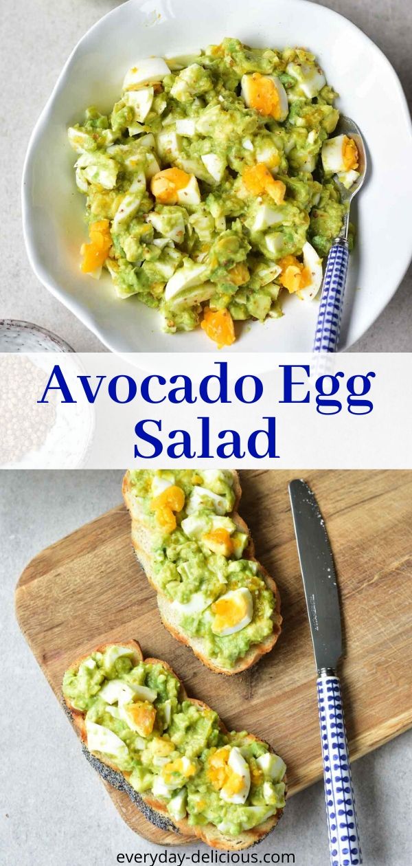 Avocado Egg Salad - Everyday Delicious