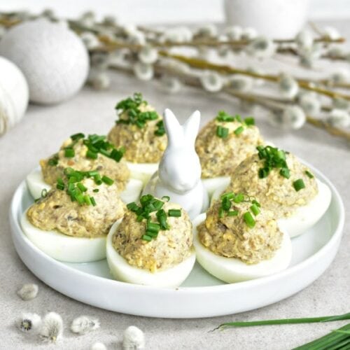 How to make the Best Deviled Eggs - Saving Room for Dessert