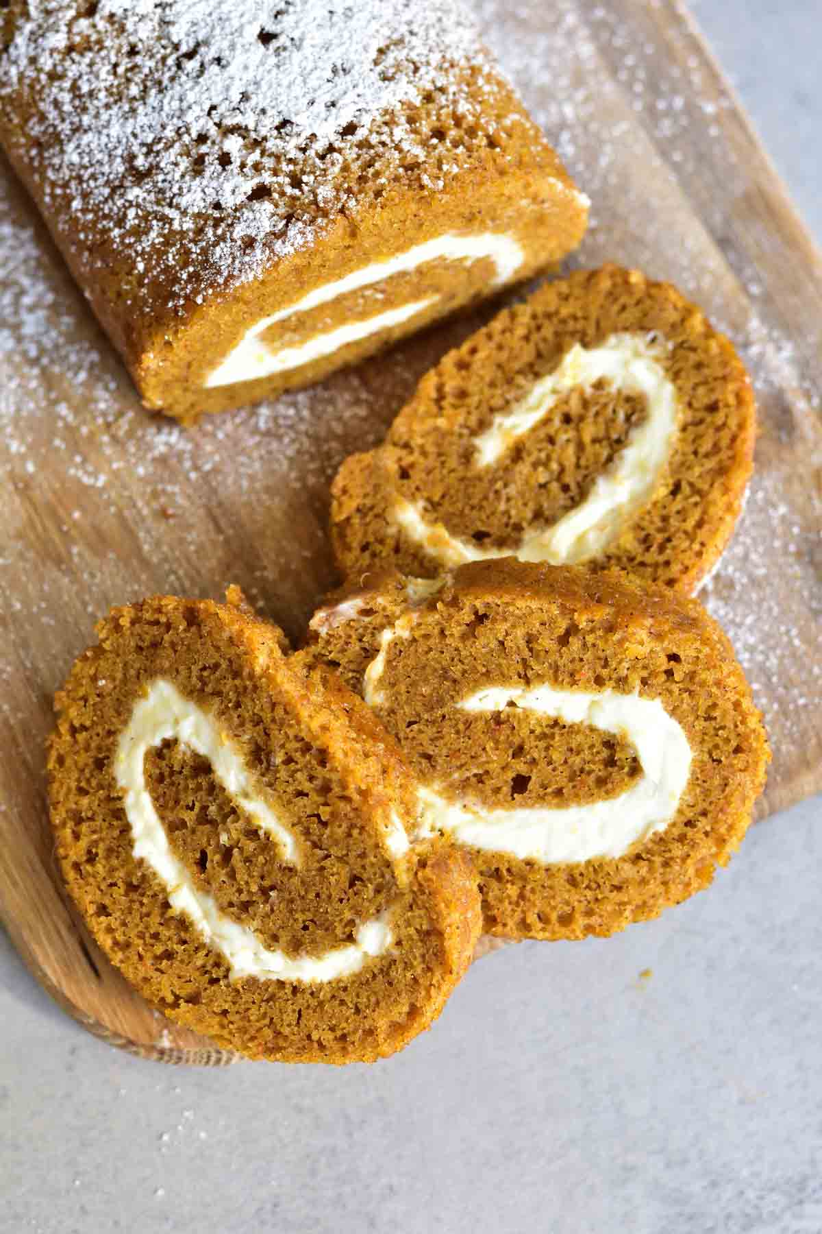 How to make pumpkin roll - Pumpkin roll with orange cream cheese recipe