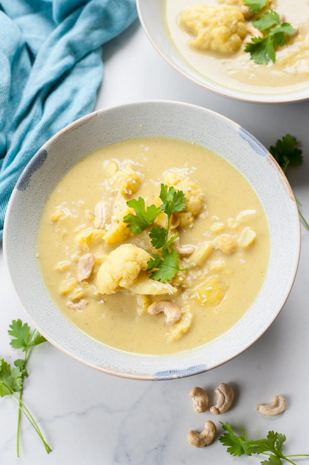 Curried cauliflower soup with coconut milk - Everyday Delicious