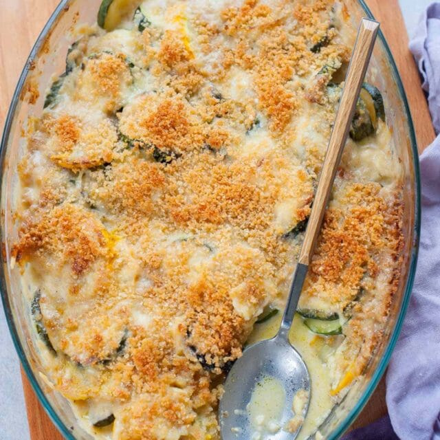 Zucchini Gratin (Cheesy Scalloped Zucchini) - Everyday Delicious