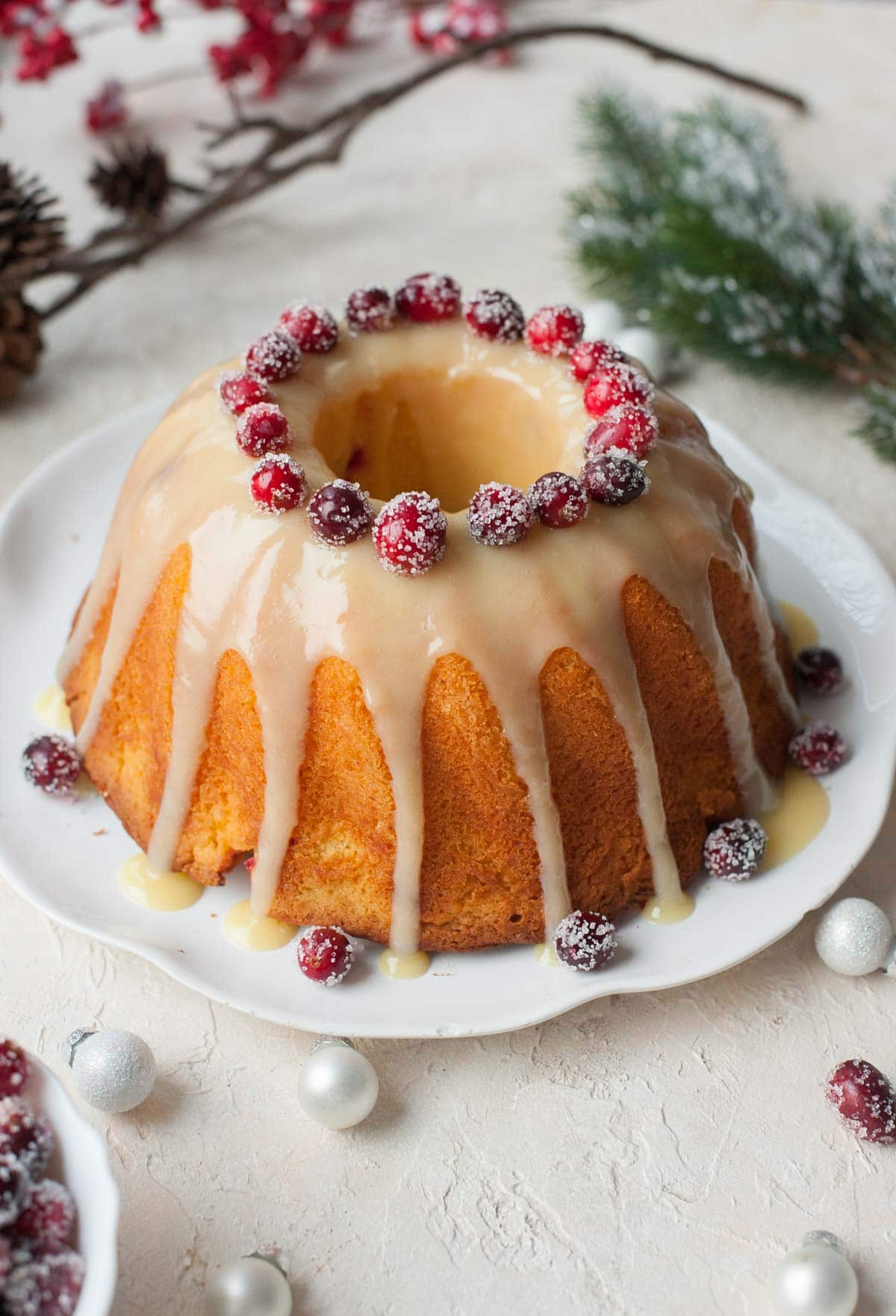 Cranberry Orange Bread with Glaze – Nina Kneads to Bake