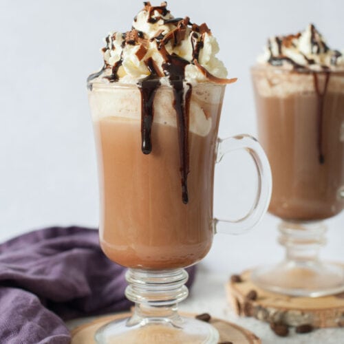 Coffee Milkshake With Mocha Flavor + Video, DF