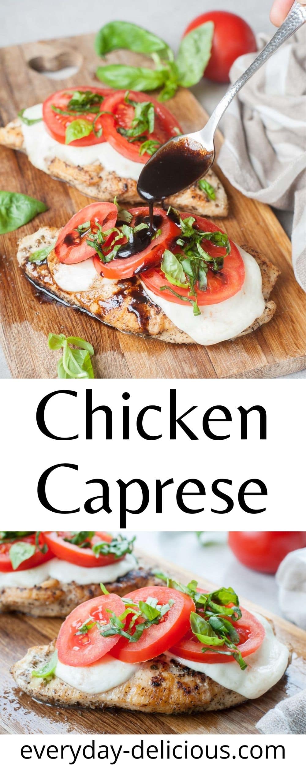 Easy Chicken Caprese - Everyday Delicious