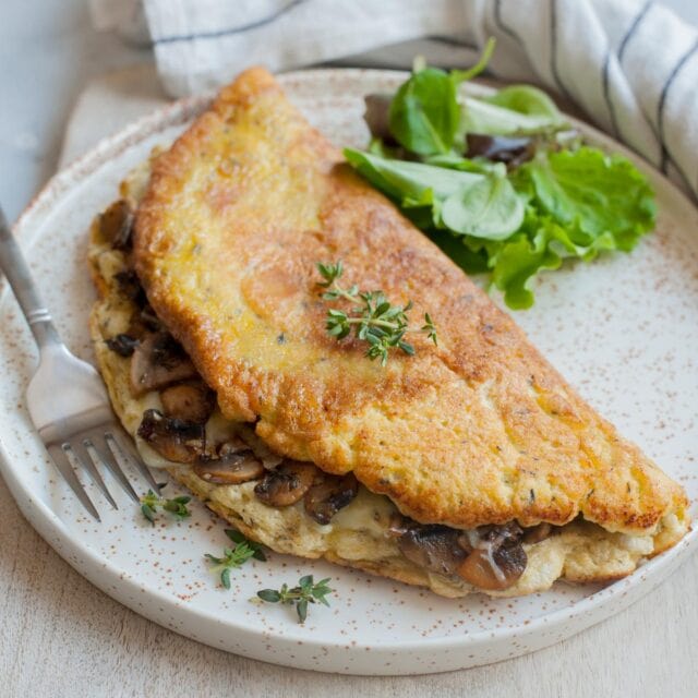 Fluffy mushroom omelet Everyday Delicious