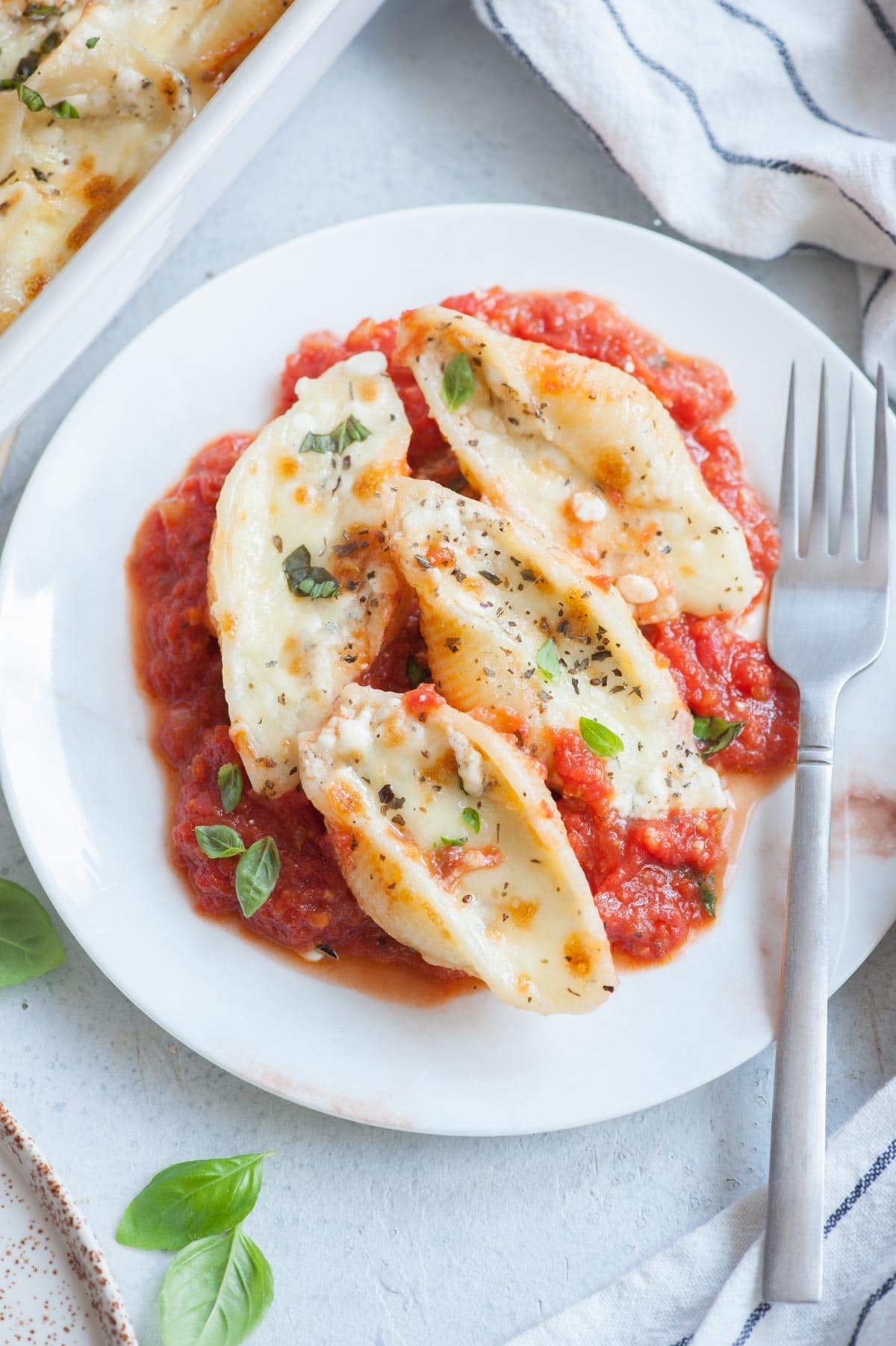 Cottage Cheese Stuffed Shells - Everyday Delicious