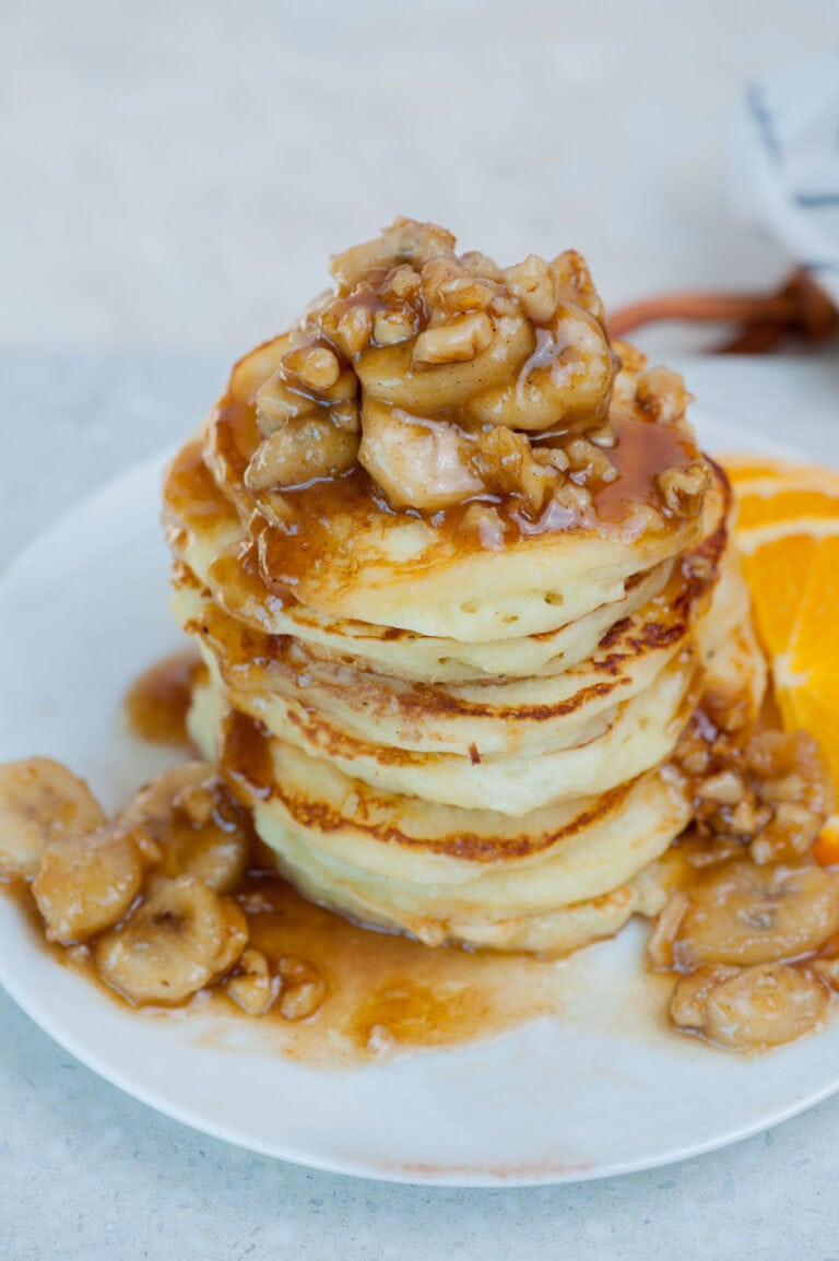 Bananas Foster Pancakes - Everyday Delicious