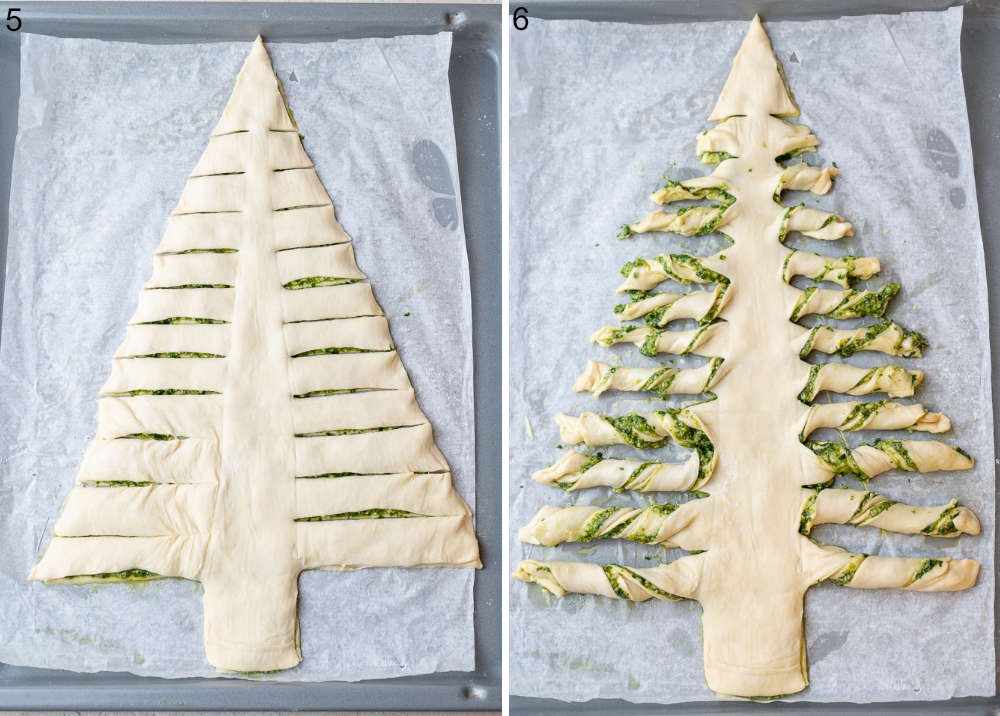 Savory Puff Pastry Christmas Tree Recipe