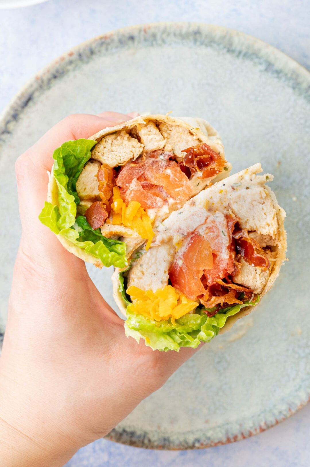 Chicken Bacon Ranch Wrap Everyday Delicious