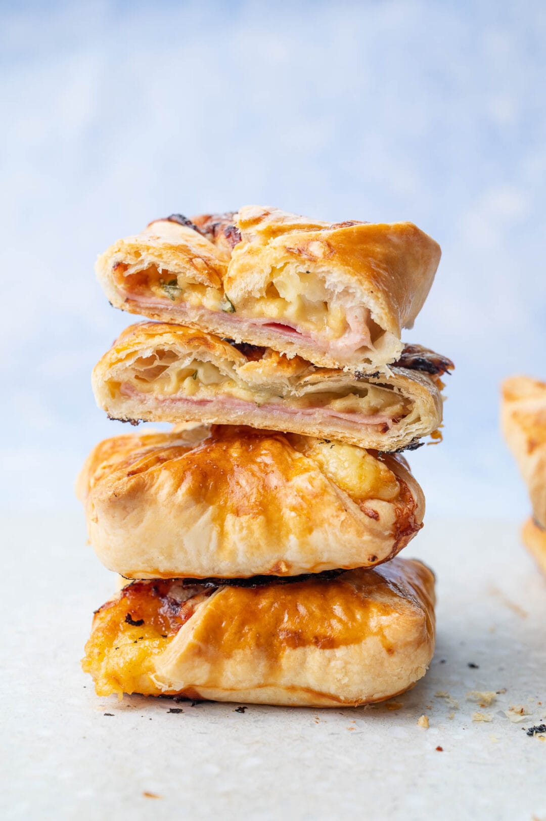 Ham and Cheese Puff Pastry - Everyday Delicious