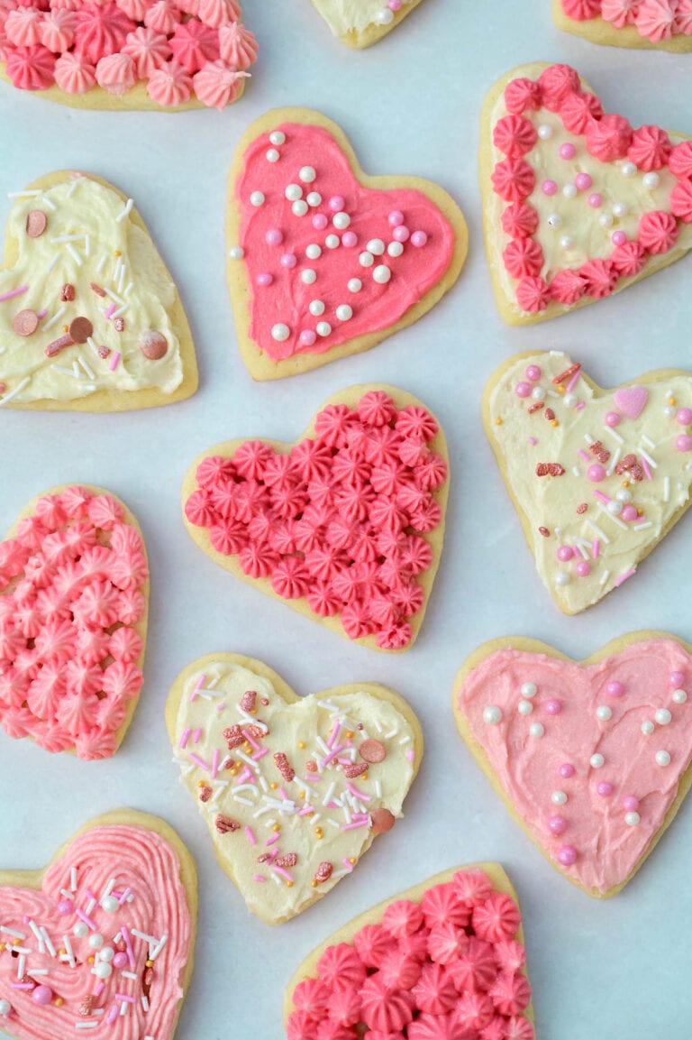 Valentine's Day Cookies (Heart Cookies) - video - Everyday Delicious