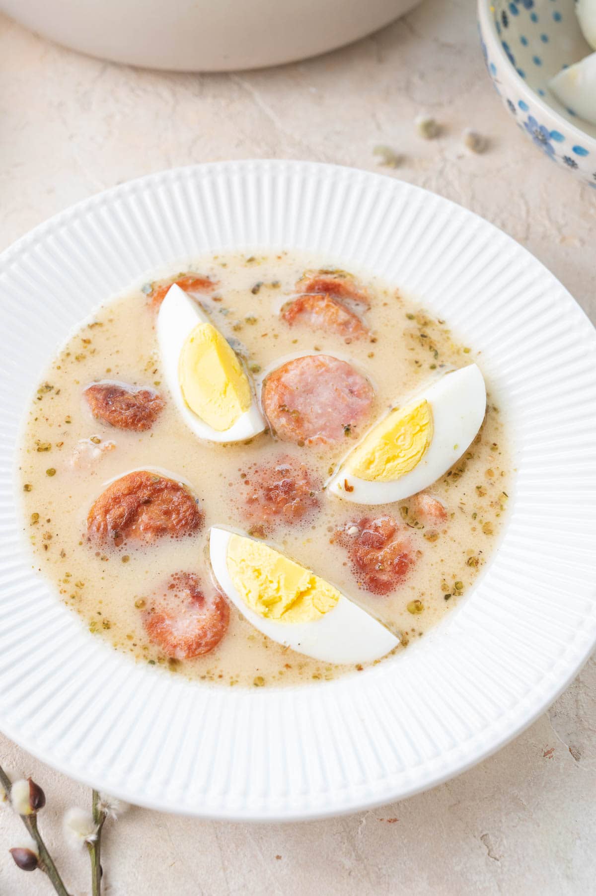 White Borscht (Barszcz Biały - Polish Easter Soup) - Everyday Delicious