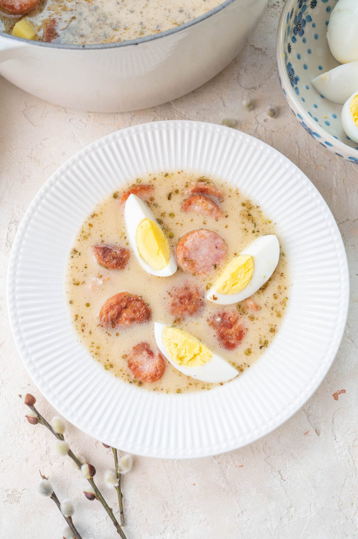 White Borscht (Barszcz Biały - Polish Easter Soup) - Everyday Delicious