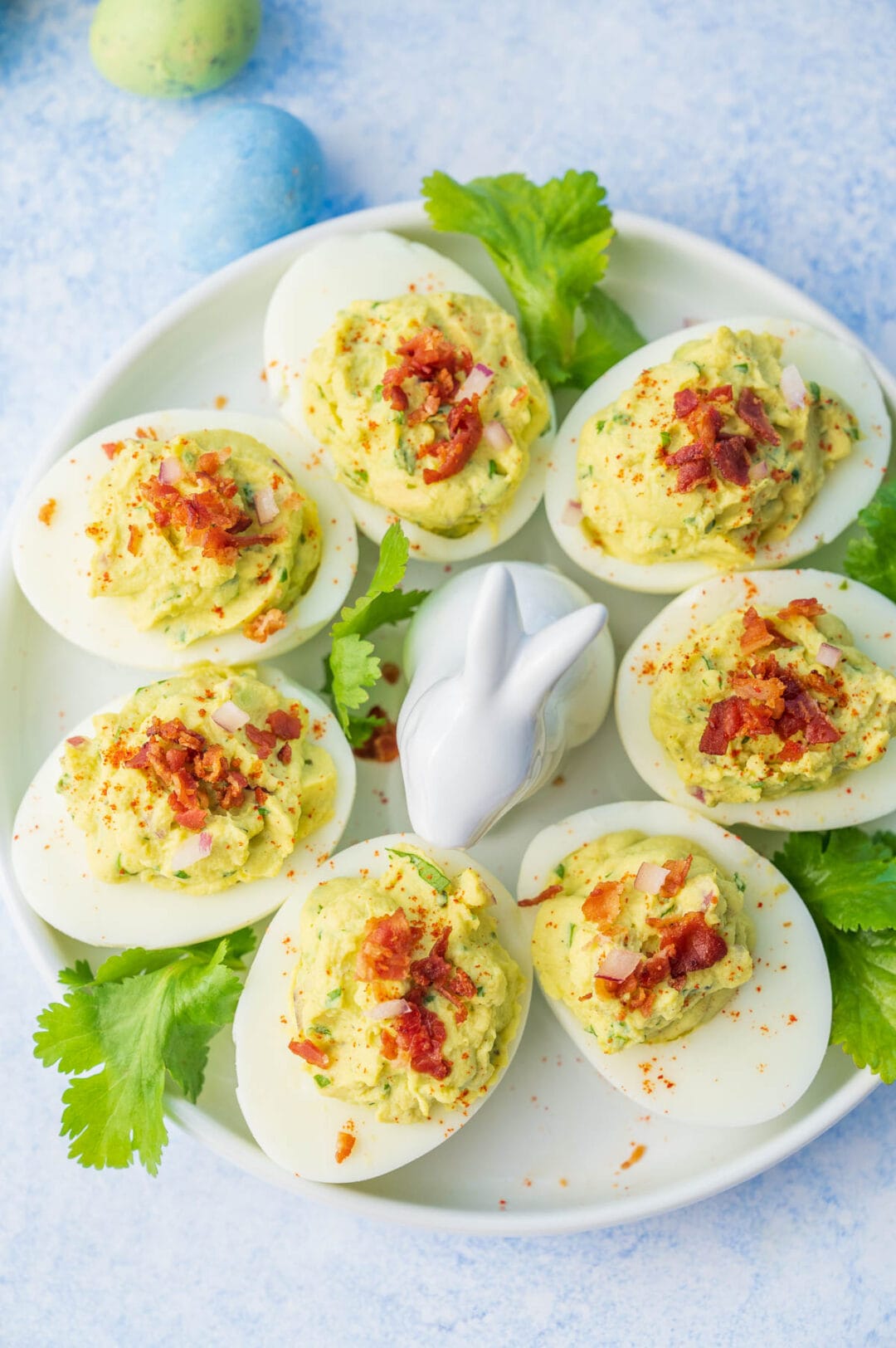 Avocado Deviled Eggs - Everyday Delicious