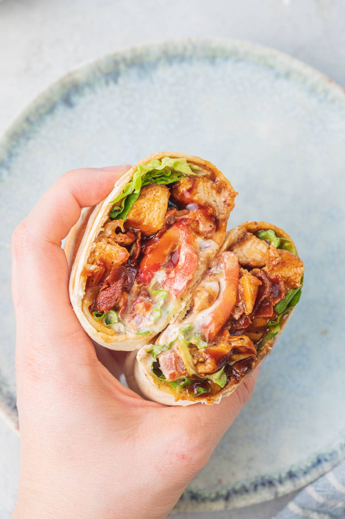 BBQ Chicken Wrap - Everyday Delicious