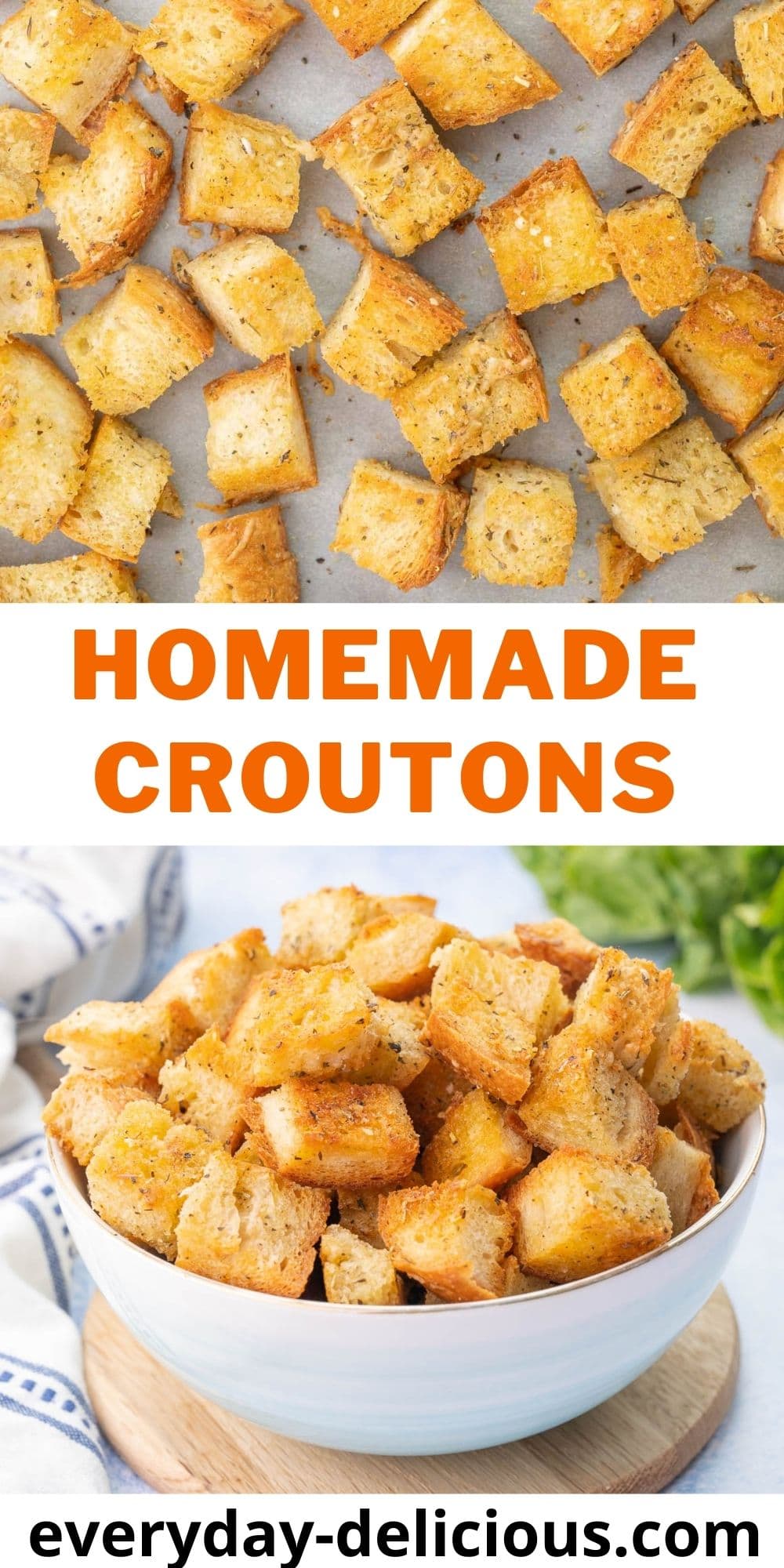 Homemade Croutons - Everyday Delicious