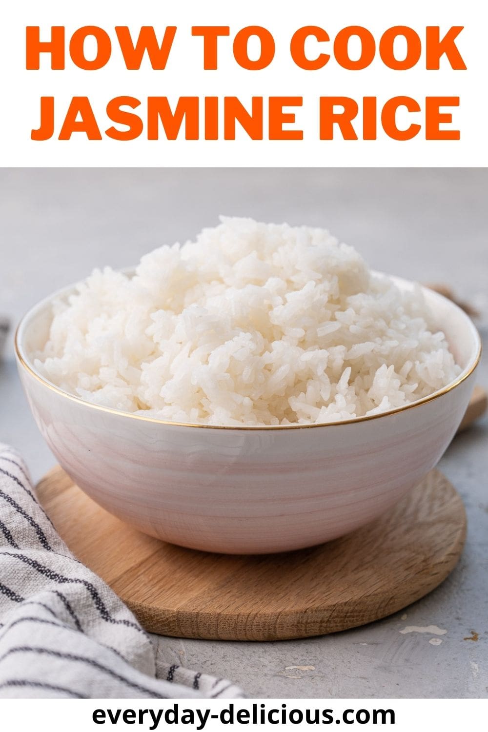 How To Cook Jasmine Rice Everyday Delicious   Jasmine Rice Pin 3 