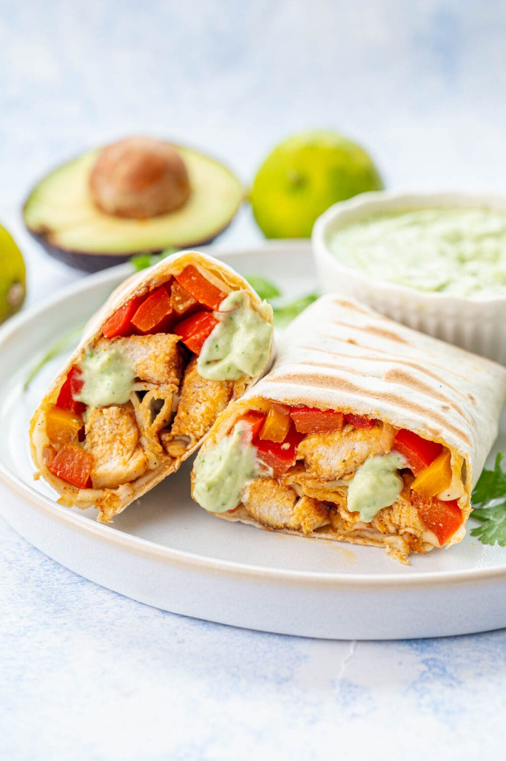 Chicken Fajita Wraps Everyday Delicious