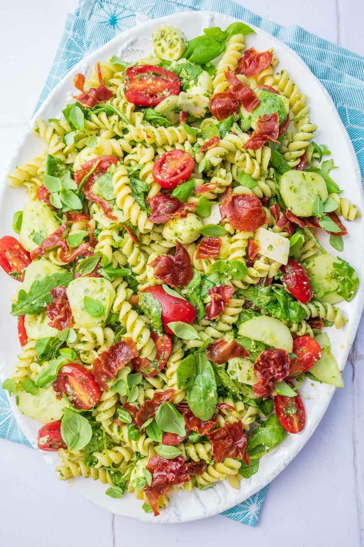 Pesto Pasta Salad - Everyday Delicious