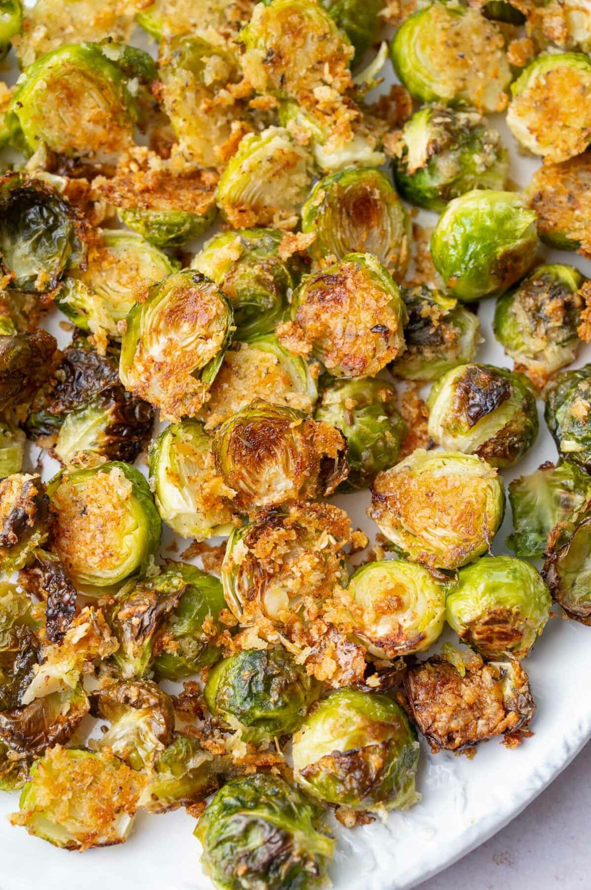 Parmesan Roasted Brussels Sprouts - Everyday Delicious