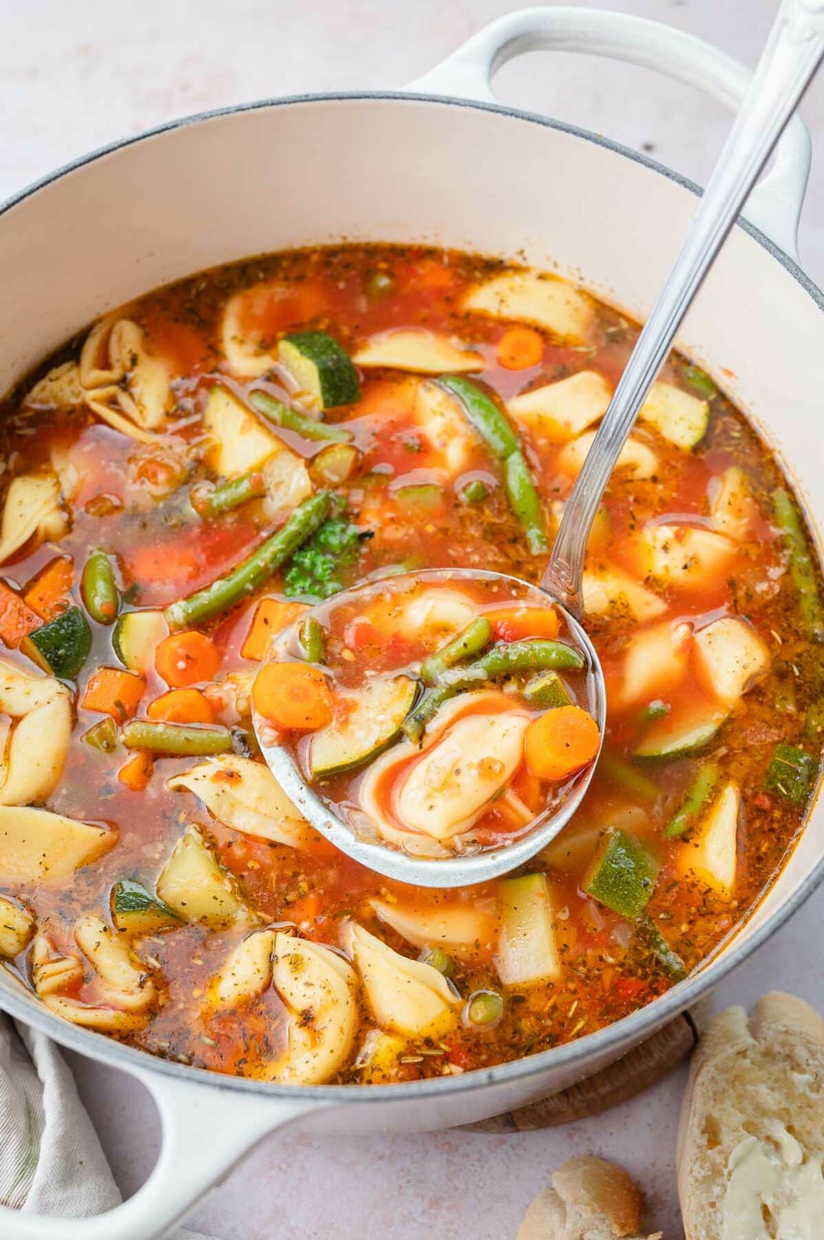 Vegetable Tortellini Soup - Everyday Delicious
