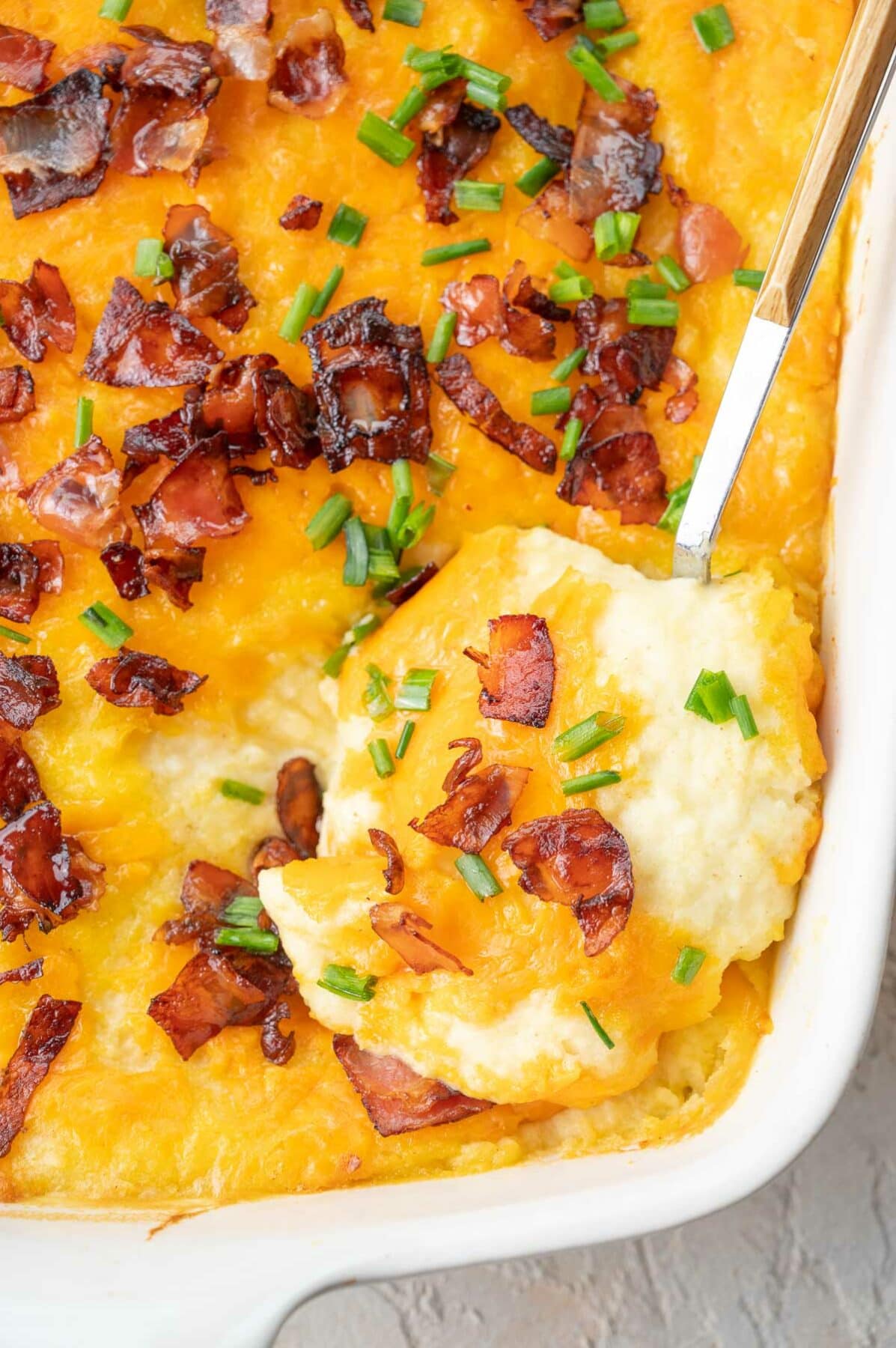 Loaded Mashed Potato Casserole Everyday Delicious