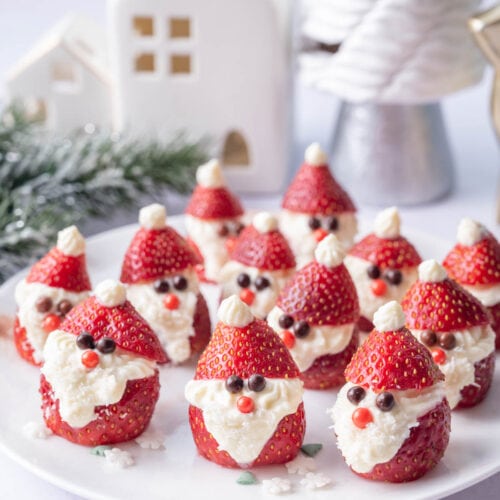 Santa Strawberries - Everyday Delicious