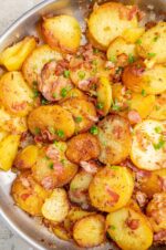 Bratkartoffeln (German fried potatoes with bacon and onions)