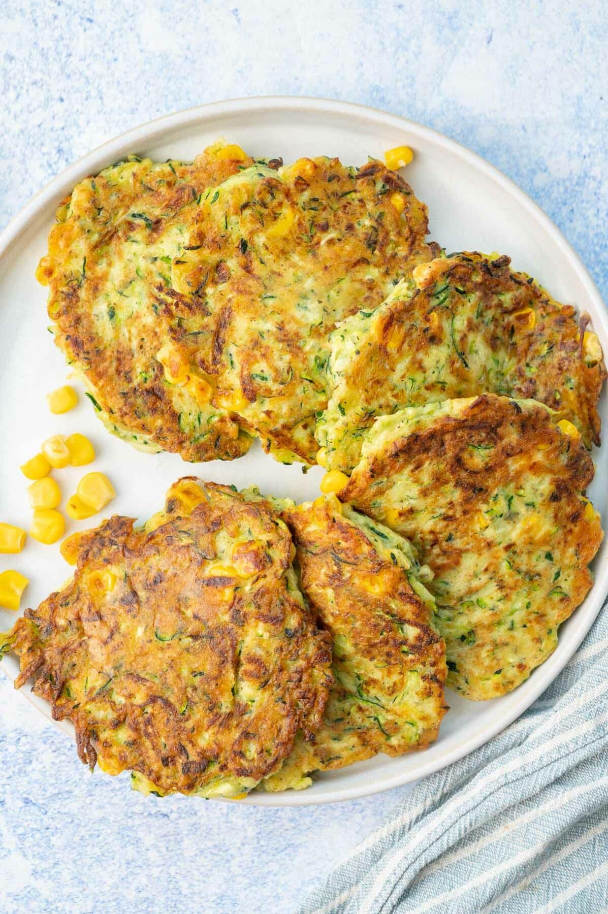 Zucchini Corn Fritters - Everyday Delicious