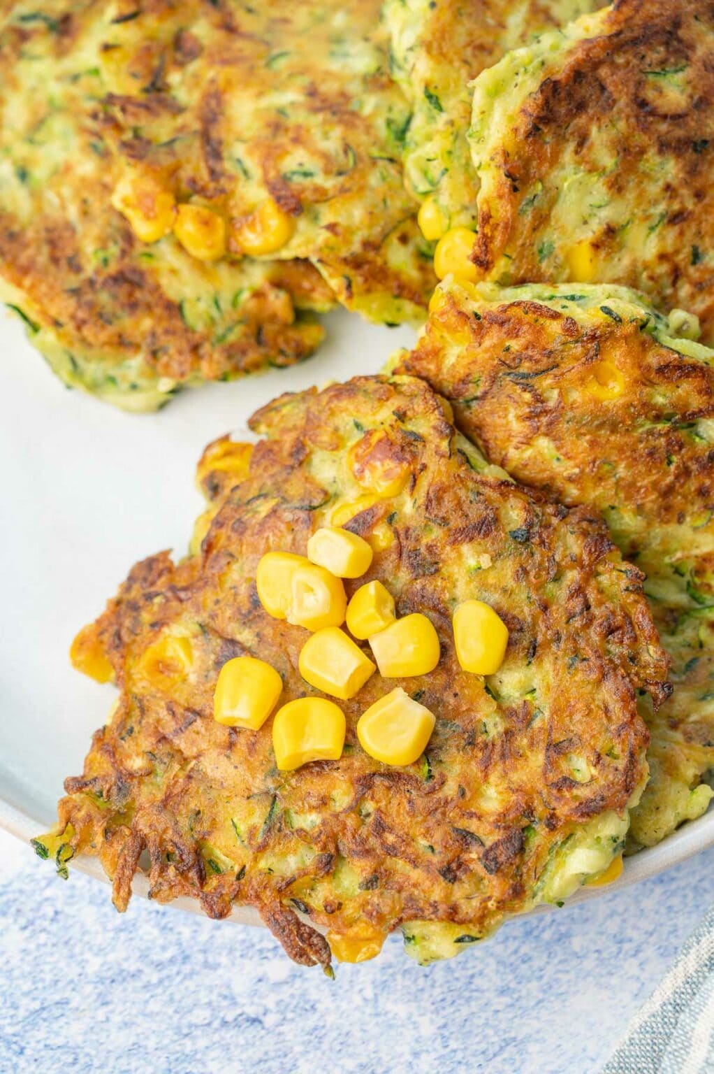 Zucchini Corn Fritters - Everyday Delicious
