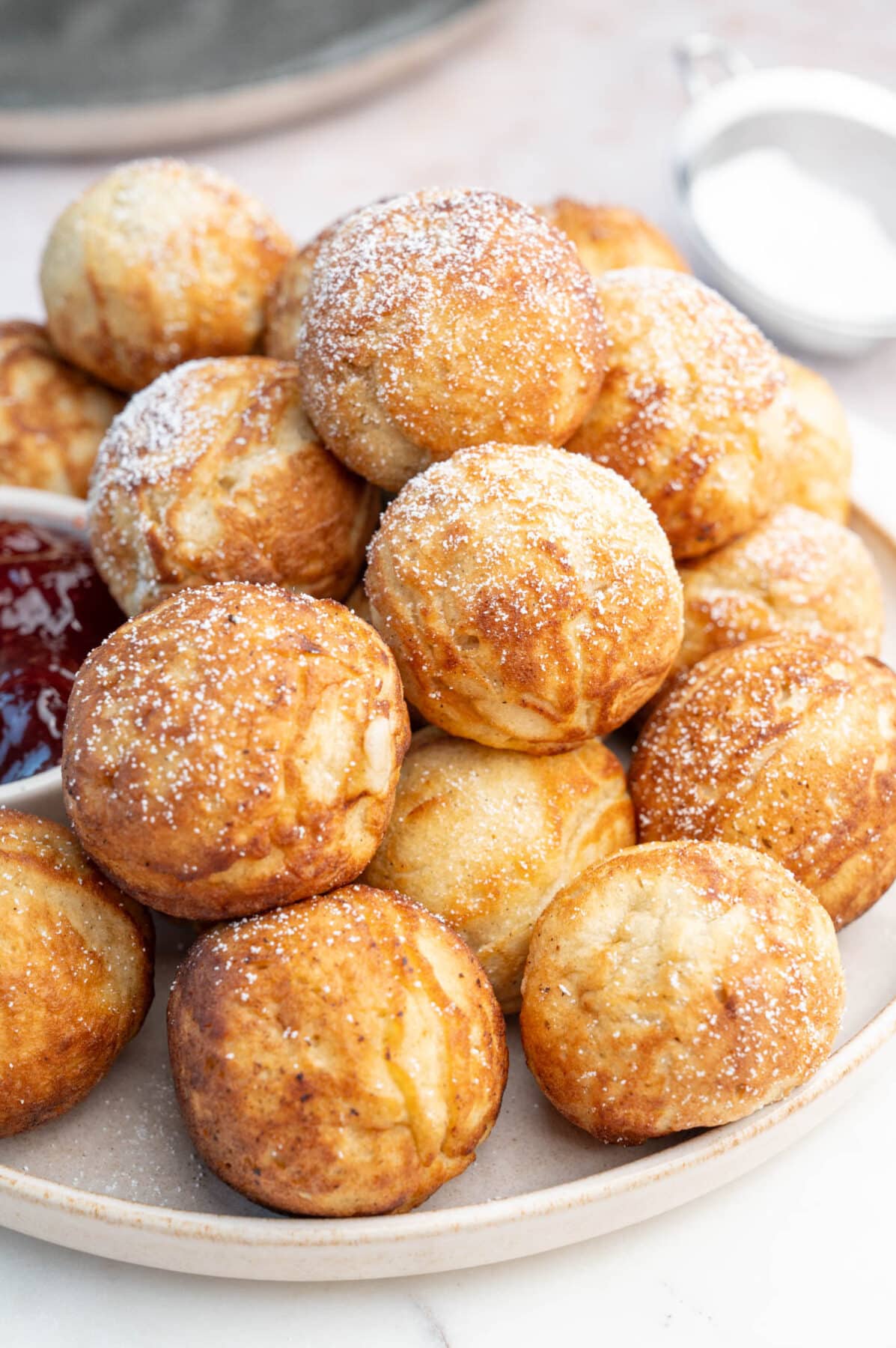 Aebleskiver Recipe - Danish Pancake Balls - Everyday Delicious